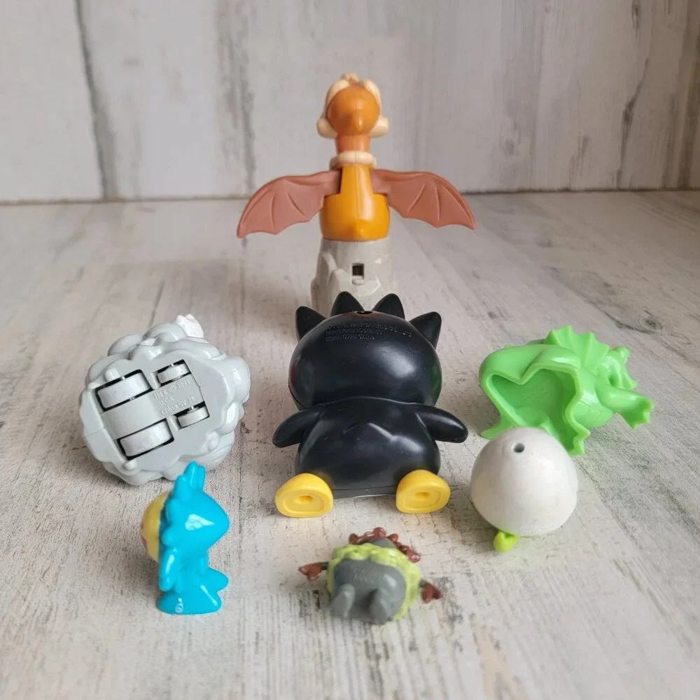 Fantasy monster dino toy figure variety set dragon knuckles penguin‎